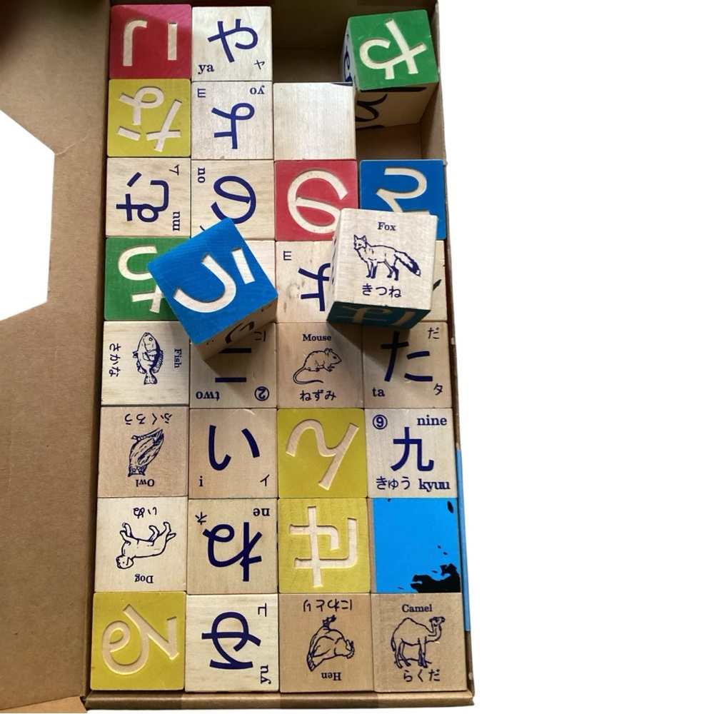Japanese Character Blocks - Colorful Learning Set - Picture 4 of 8
